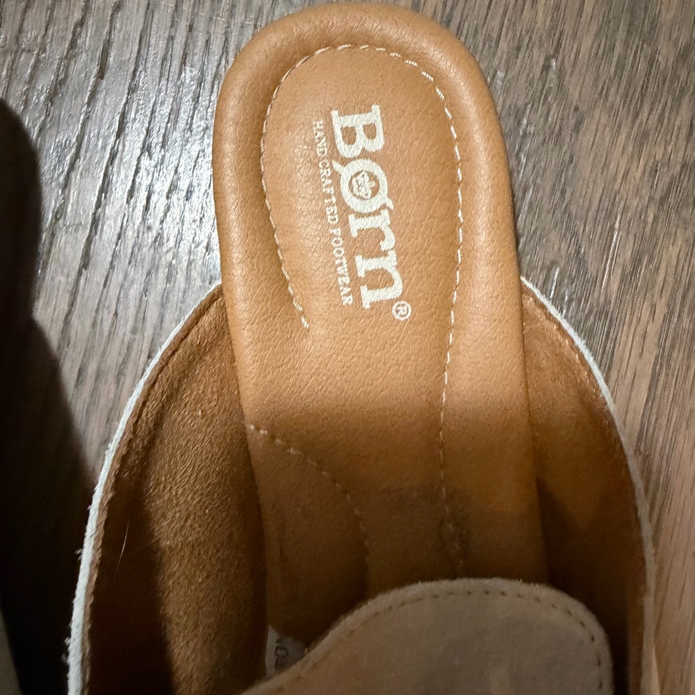 Born Beige Suede Horsebit Mules - Picture 4 of 4